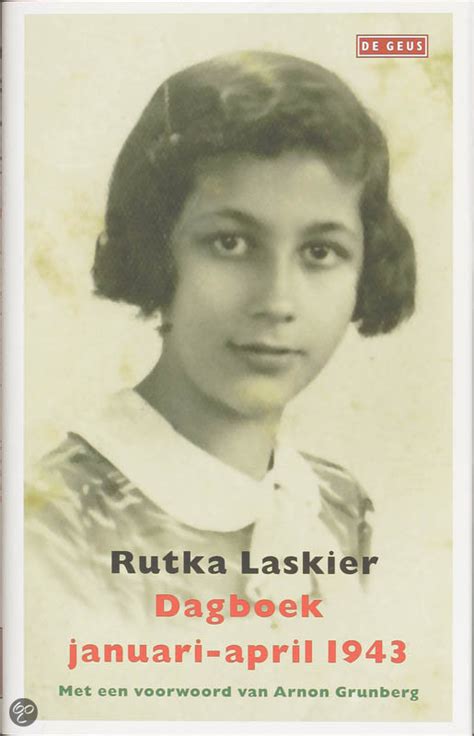 Kaft van Dagboek januari-april 1943 van Rutka Laskier. Vergeelde portretfoto van een meisje van een jaar of 13 .