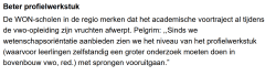 Knipsel uit het artikel