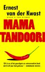 Kaft van Mama Tandoori: felgele kaft met een rode peper erop en in grote rode letters de titel van het boek.