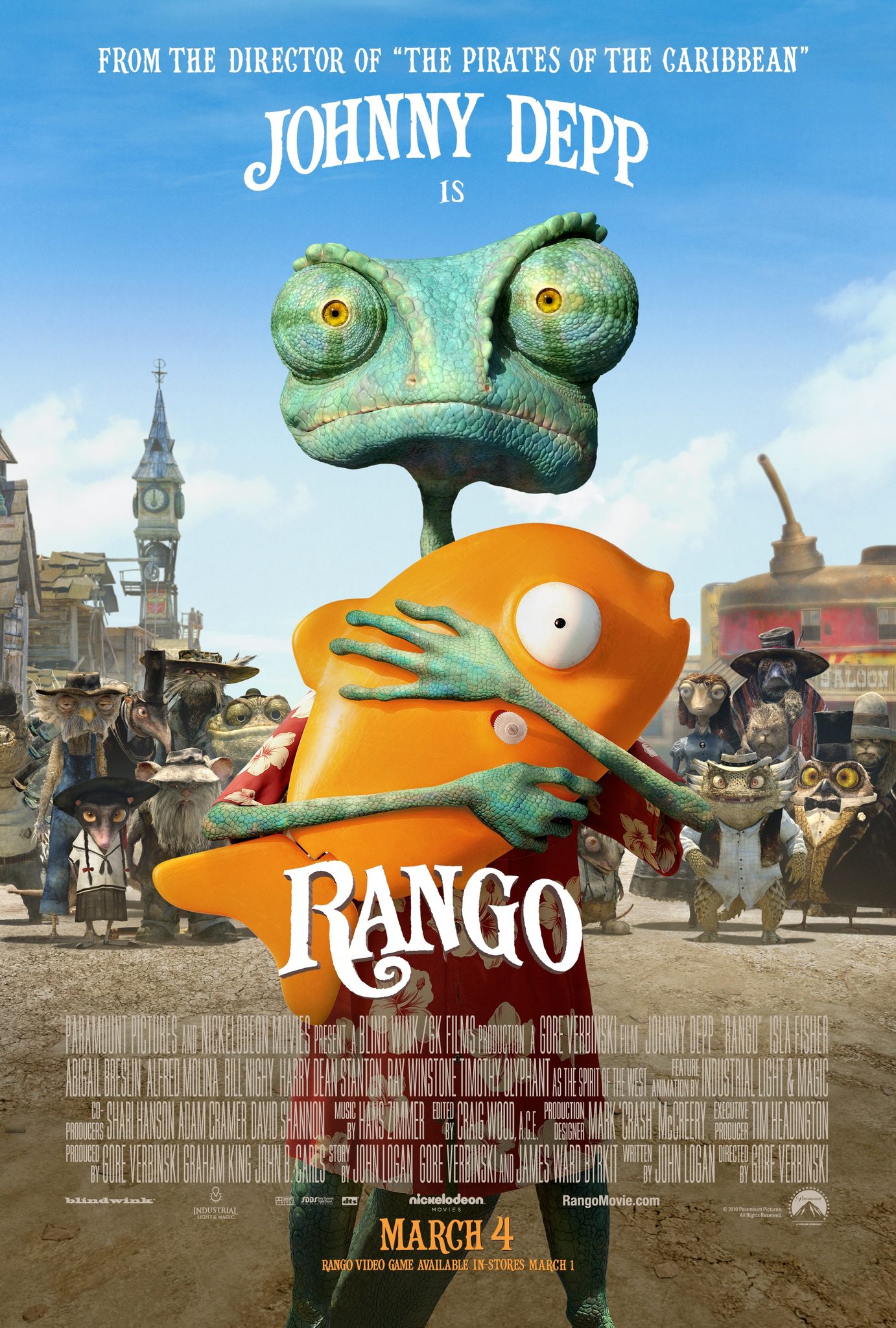 Filmposter van de film Rango